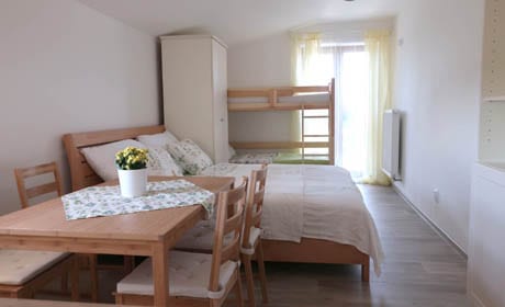 Apartmán Levandule – ložnice